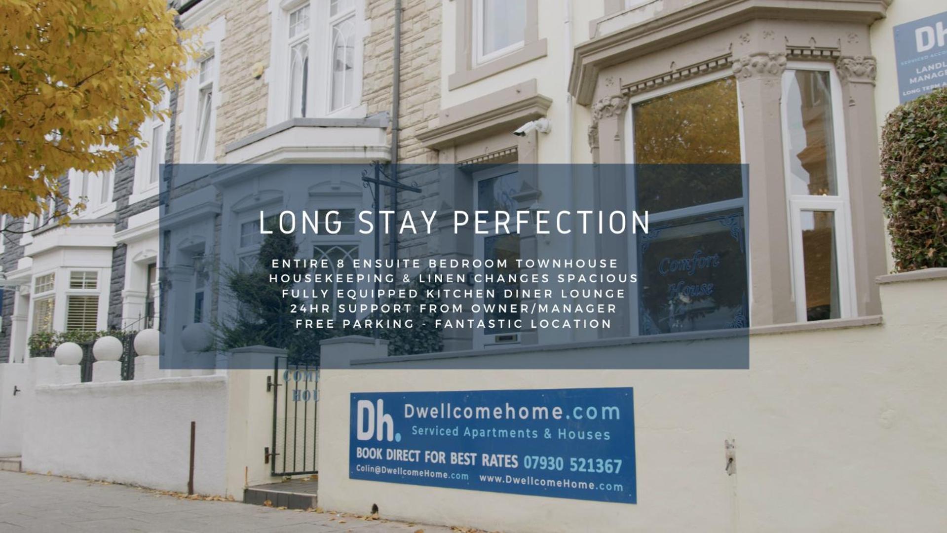 Entire 8 Ensuite Bedroom Coastal Holiday Home Townhouse, Free Parking, Fully Equipped Kitchen, Dining Room & Lounge, Perfect For Family Gatherings, Long Term Contractor, Relocation, Etc Stays, 20 Mins To Sunderland & Newcastle, See Our Site For Assur Hotel South Shields